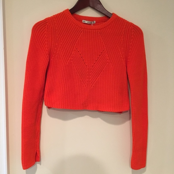 champion sweater orange zara